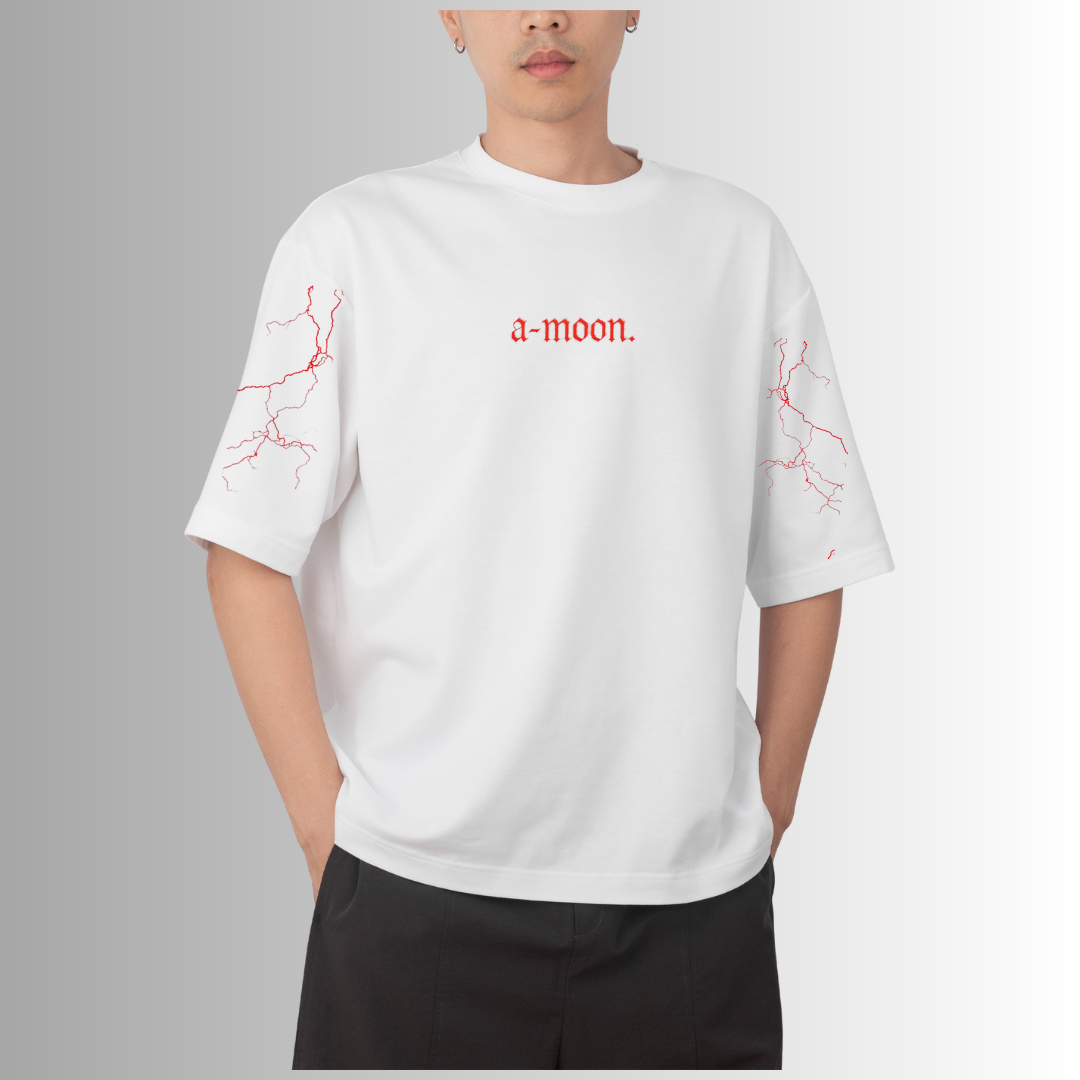 Thunder T-shirt Blanc  thumbnail 3
